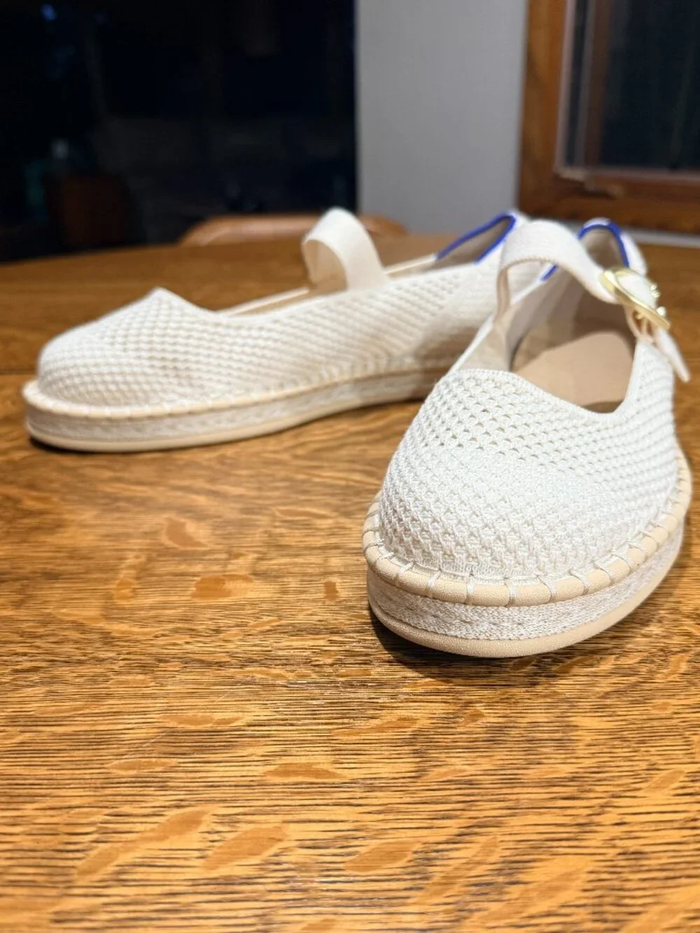Rothy's The Espadrille Mary Jane Flats in Jasmine sz 11.5